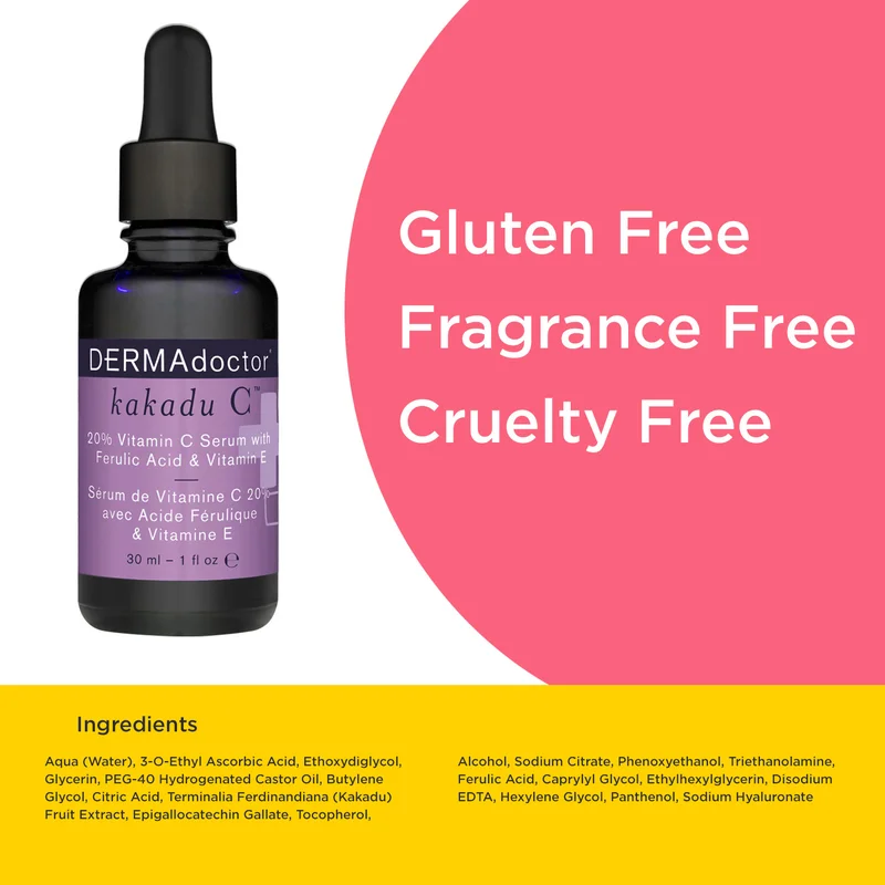 DERMAdoctor Kakadu C 20% Vitamin C E Ferulic Acid Serum 30 mL