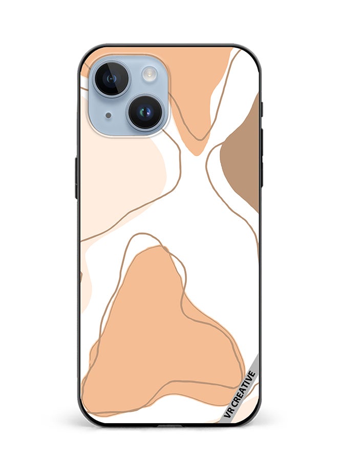 VR CREATIVE Protective Case Cover For Apple iPhone 15 Layers Design Multicolour - Image 1