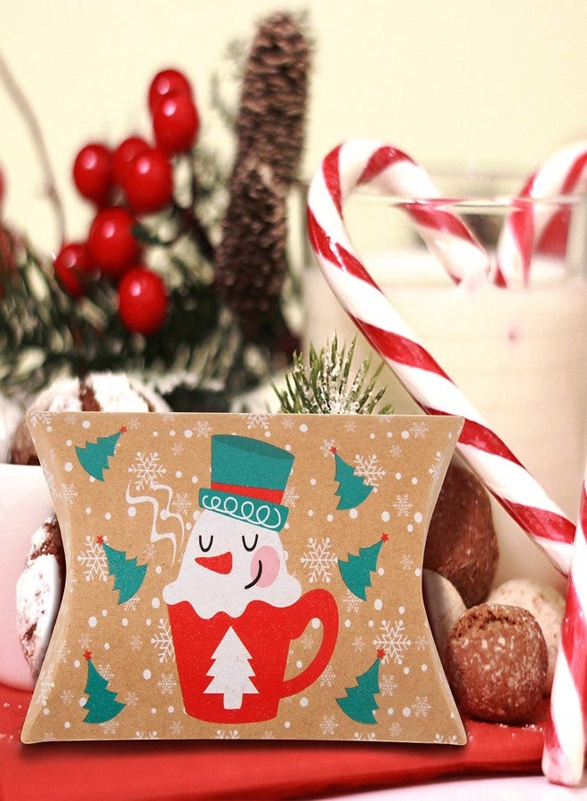 LOKIPA Christmas Small Boxes, 36 Gift Pillow Boxes Candy Jewellery Box for Christmas Party Favor - Image 5