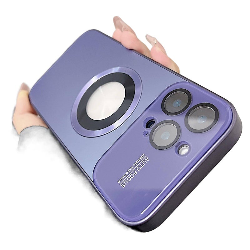 MagSafe Case for iPhone 12 Pro Max with Drop Protection and Strong Magnetic plus Shockproof plus Full Coverage plus Scratch Resistant in Purple - ModaStar - Image 1