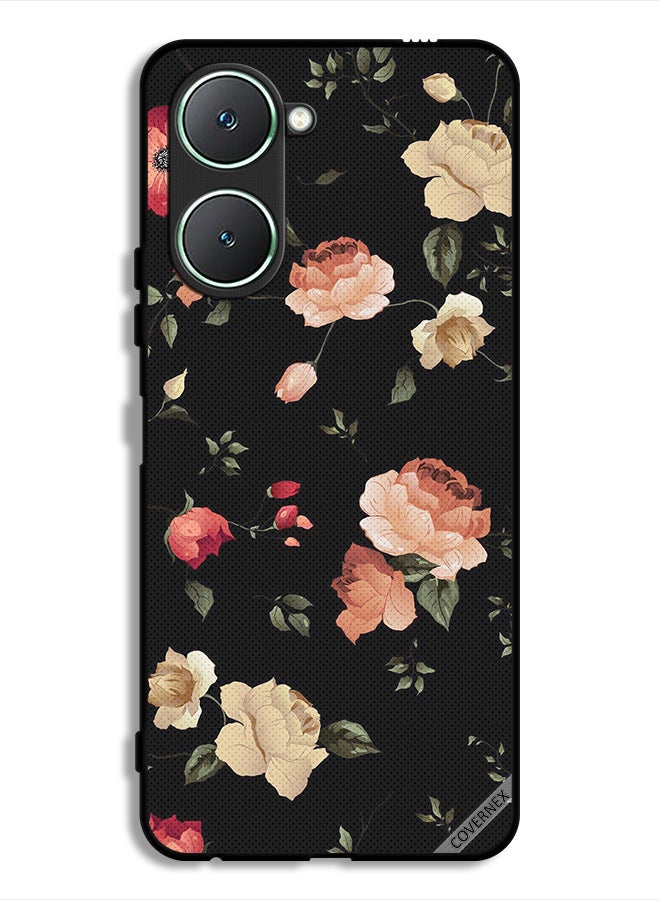 Covernex Vivo Y18i 4G Protective Case Cover Flower Art Wallpaper - Image 1
