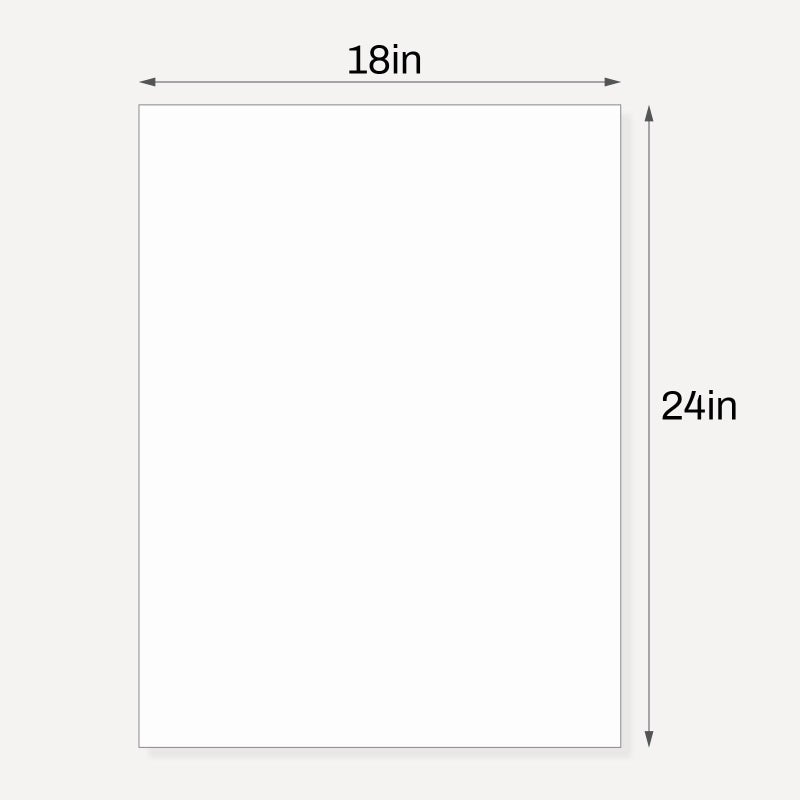 Somime 10 Pack Backing Boards, 18x24 Uncut White Mats Matboards, Acid-Free Backerboards for Art Prints, Ideal for Photos, Pictures, Prints, and Frames - Image 2