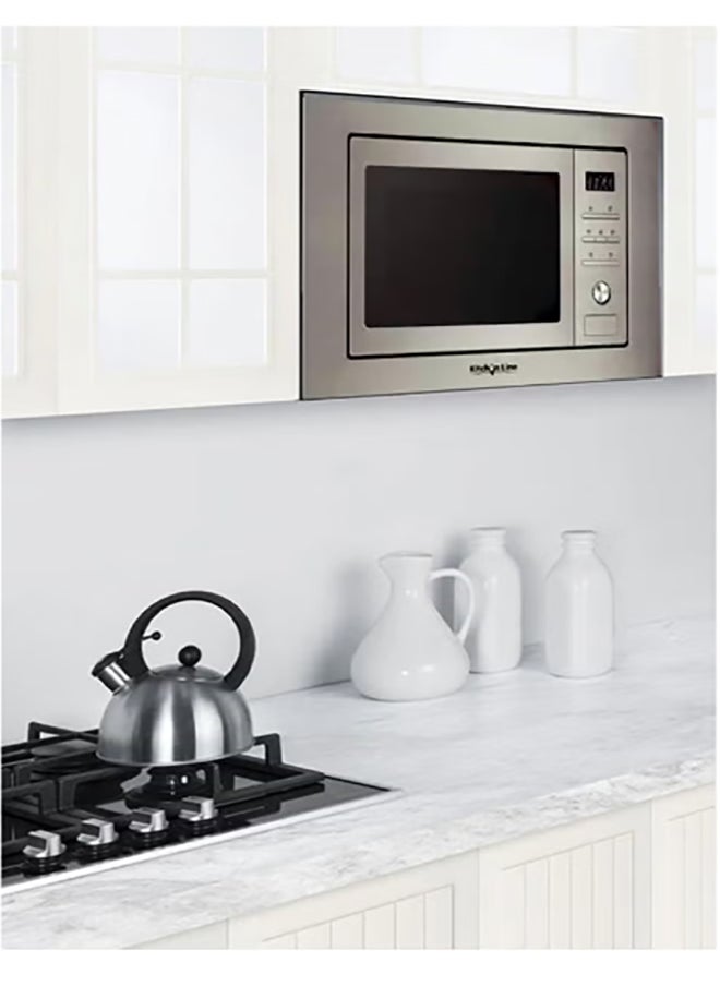 kitchen Line - Built-in Microwave with Grill 20 Liters 800 Watts  Steel | AG820-BC4 - Image 1