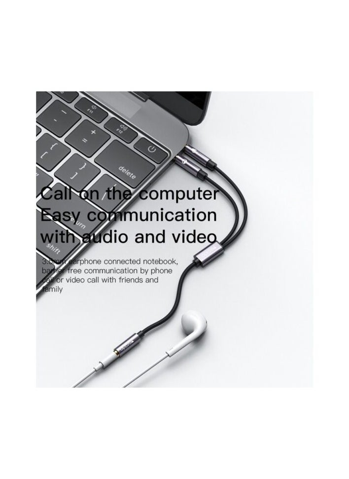 Yesido Ysido YAU29 3.5mm 2 Male to 1 Female Headphone Microphone Adapter, Y Splitter Audio Cable | High Quality  - Image 4
