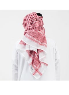 PROMASS Arab Style Shemagh Wrap, Keffiyeh Middle East Desert Scarf, Men’s Arabic Scarves, Neck & Face Headwear Arabian Costume Accessories Cultural Elegance Versatile Fashion  - Image 2