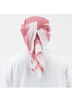 PROMASS Arab Style Shemagh Wrap, Keffiyeh Middle East Desert Scarf, Men’s Arabic Scarves, Neck & Face Headwear Arabian Costume Accessories Cultural Elegance Versatile Fashion  - Image 3