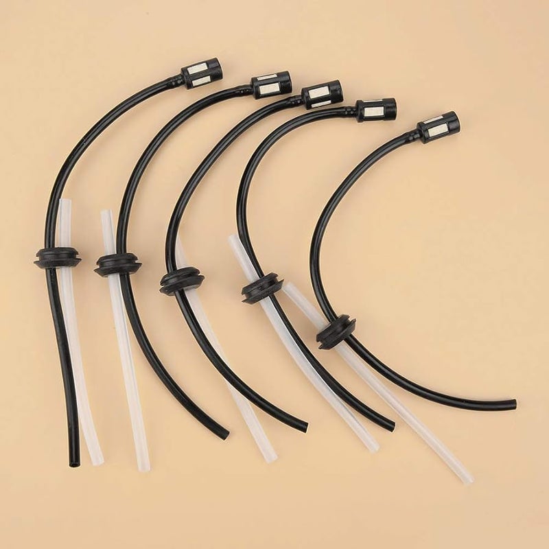 5Pcs Fuel Hose Assembly with Fuel Filter for Strimmer Brushcutter MS070 Replacement Parts - Image 4