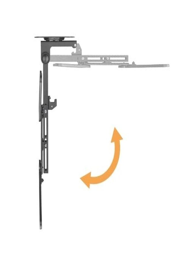 ماونت بلس حامل Mount Plus CM344 القابل للطي للتلفزيون والشاشة، يُثبّت على السقف أو السقف، قابل للدوران | يناسب أجهزة التلفزيون المسطحة من 23 إلى 55 بوصة | متوافق مع معايير VESA 200x200 و400x400 | قابل لتعديل الارتفاع | مناسب للأسقف المائلة - Image 4