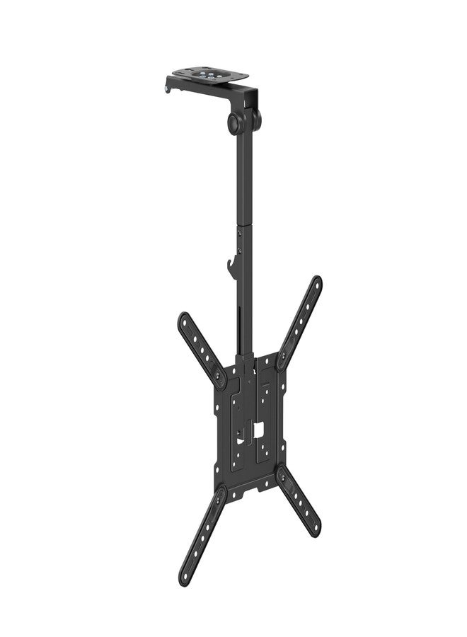 ماونت بلس حامل Mount Plus CM344 القابل للطي للتلفزيون والشاشة، يُثبّت على السقف أو السقف، قابل للدوران | يناسب أجهزة التلفزيون المسطحة من 23 إلى 55 بوصة | متوافق مع معايير VESA 200x200 و400x400 | قابل لتعديل الارتفاع | مناسب للأسقف المائلة - Image 1