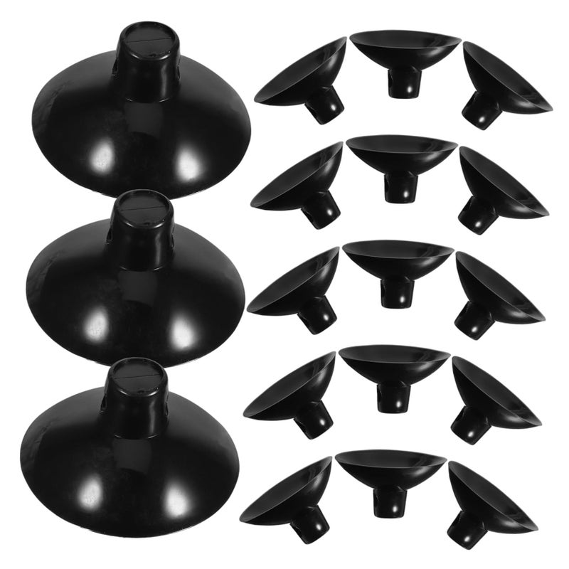 Ciieeo 20pcs Flat Top Suction Cup Clips Reusable Cable Wire Organizer For Smooth Walls - Image 2