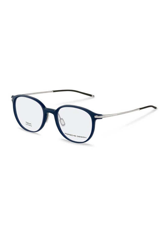 Porsche Design - Unisex Round Eyeglass Frame - P8734 C 51 - Lens Size: 51 Mm - Image 1