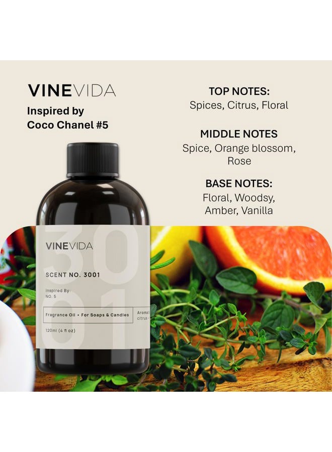 VINEVIDA [4oz] (Our Version of) NO. 5 Fragrance Oil for Soap Making - Soap Fragrance Oil - Candle Fragrance Oil for Soy Candles - Essential Oils for Soap Making - Soap Scent - Image 2