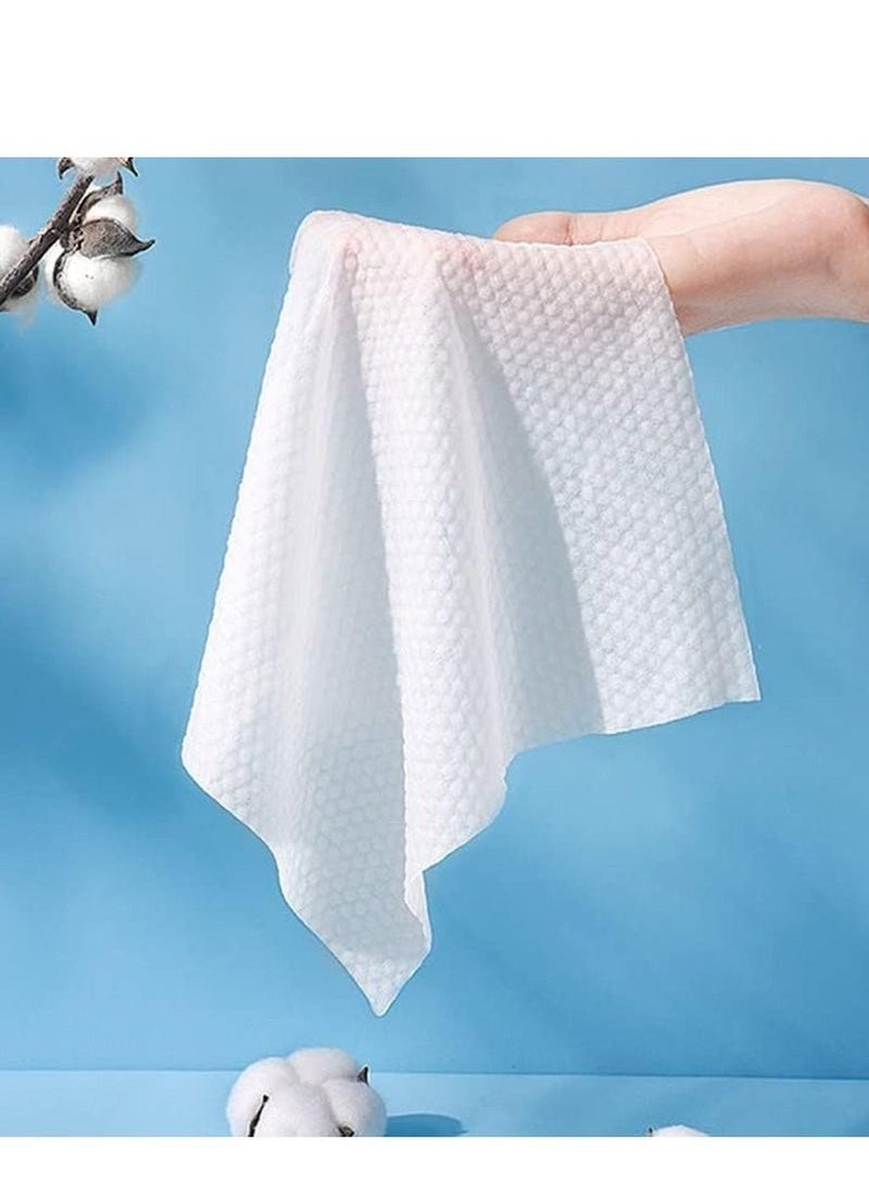 Generic 2 packs of 200 disposable face towels, 100% cotton, suitable for sensitive skin, babies, makeup remover, and personal care  - Image 2