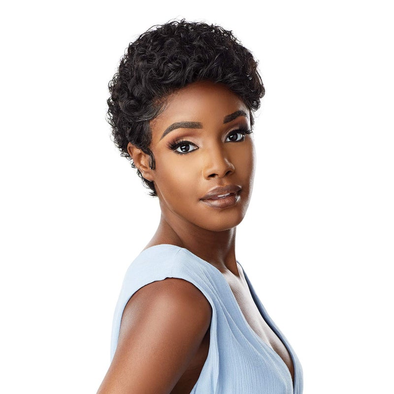 Sensationnel Shear Muse Lace Wig Amina Deep Laceparting Hand Tied Ready to Wear Synthetic Prestyled Units 1 JETBLACK