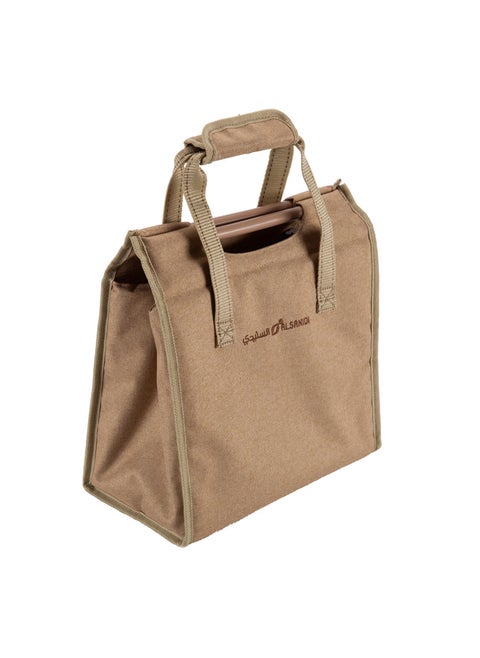 Insulated thermos bag for Picnics and trips, Camping thermos bag, Woody, Size 29.5*30*16.5Cm