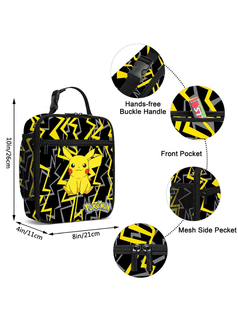 Pokemon Pikachu Cartoon Lunch Bag Meal Bag - Image 2