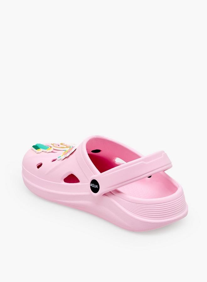 Aqua Girls Western Jibbitz Clogs - Image 5