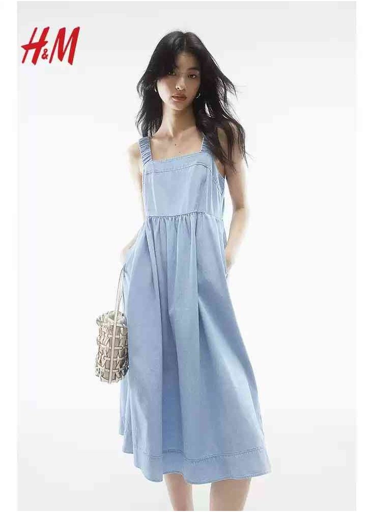 H and M - HM Women's New Loose Lightweight Comfortable And Fashionable Dress - Image 1
