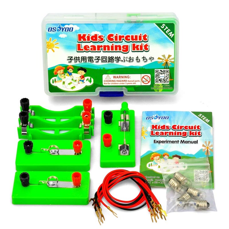 OSOYOO Electricity Circuit Learning Kit for Science StudySeries Circuit Parallel Circuit Physics Experiments Learning Tool - Image 2