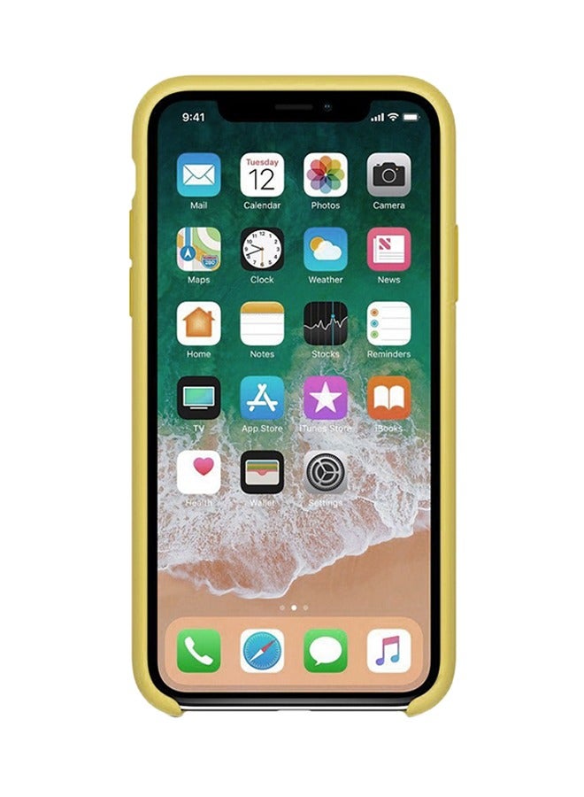 INEIX Protective Back Cover For Apple iPhone XS Max Yellow - Image 2