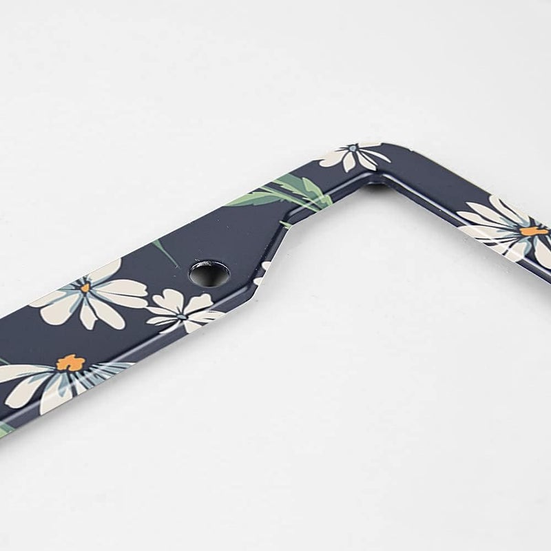 Beabes Daisy Print License Plate Frame - Image 3
