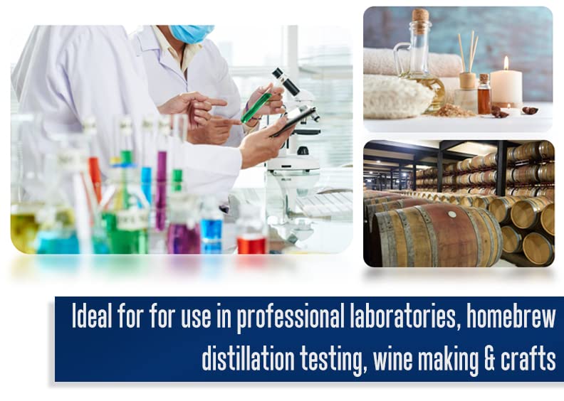 EISCO - 12 Pack Erlenmeyer 25mL Borosilicate Glass Narrow Neck Conical Flasks with Graduations for Laboratory and Classroom Use - Image 3