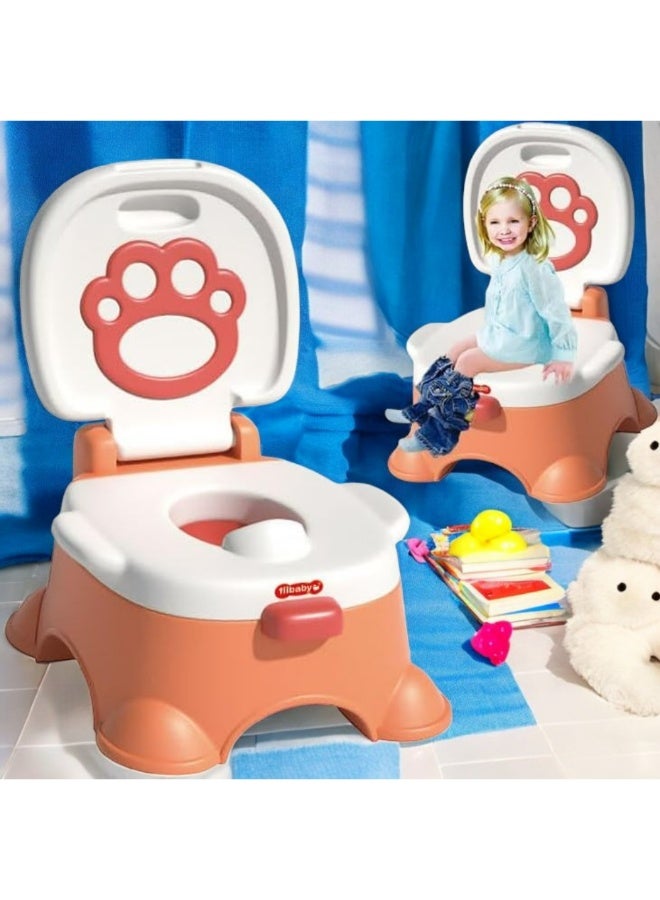 Tiibaby Kids' Plastic Potty Training Seat - Comfortable & Easy-Clean Toddler Toilet Trainer  - Image 1