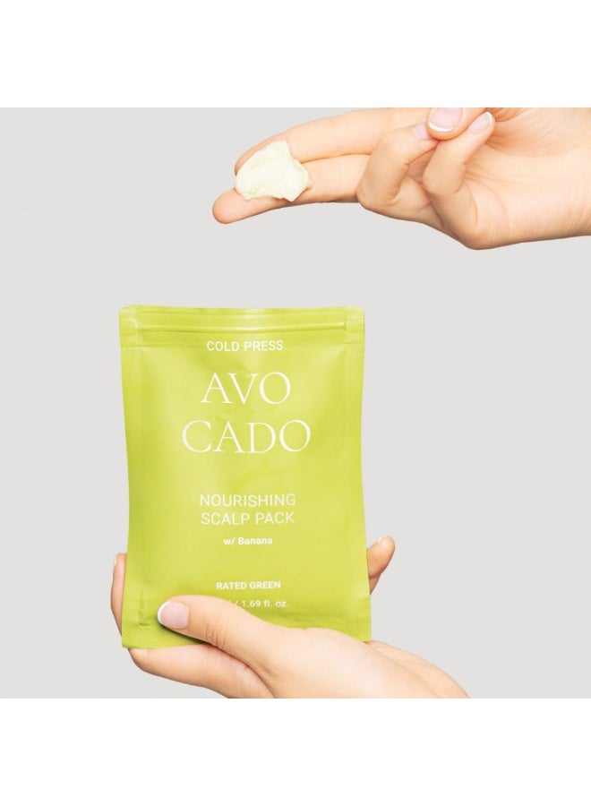 Rated Green Cold Press Avocado Nourishing Scalp - Damaged Hair 50ml - Image 2