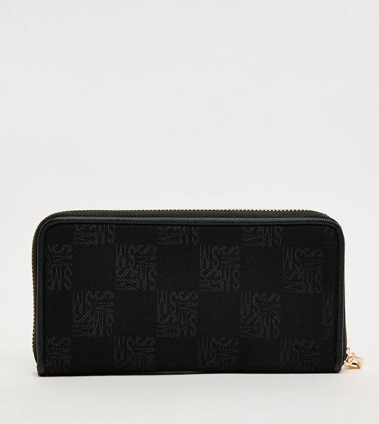 ستيف مادن Patterned Zip-Around Wallet