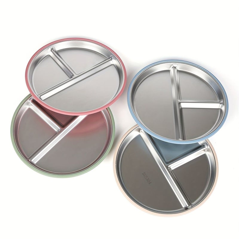 Army Green Suction Plate Stainless Steel Food Grade Safe for Infants Toddlers Dishwasher Safe - Image 4