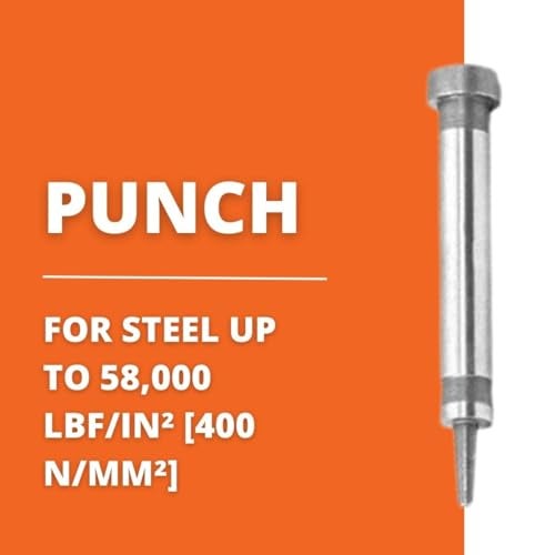 Fein Punch for Nibblers - High-Performance Replacement Punch for Cutting Steel up to 58,000 lbf/in², Durable Tool Steel, Fast & Easy Installation - 63602050000 - Image 2