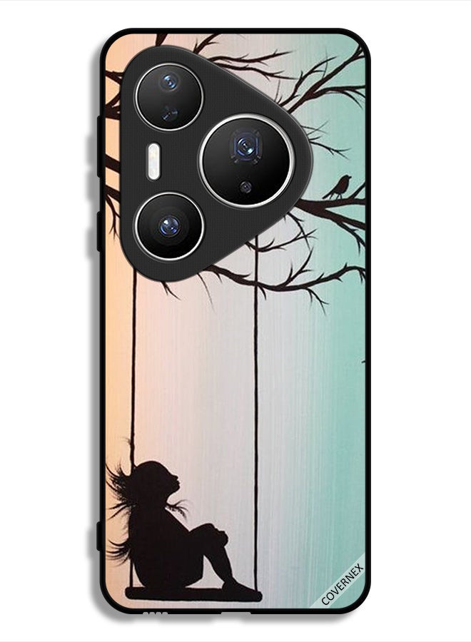 Covernex Huawei Pura 80 Pro Plus Protective Case Cover Sad Little Girl Art Paint - Image 1