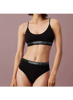 Yohannes Club Yohannesclub, Women, Underwear Set, (Bralet-Hipster), Black  - Image 1