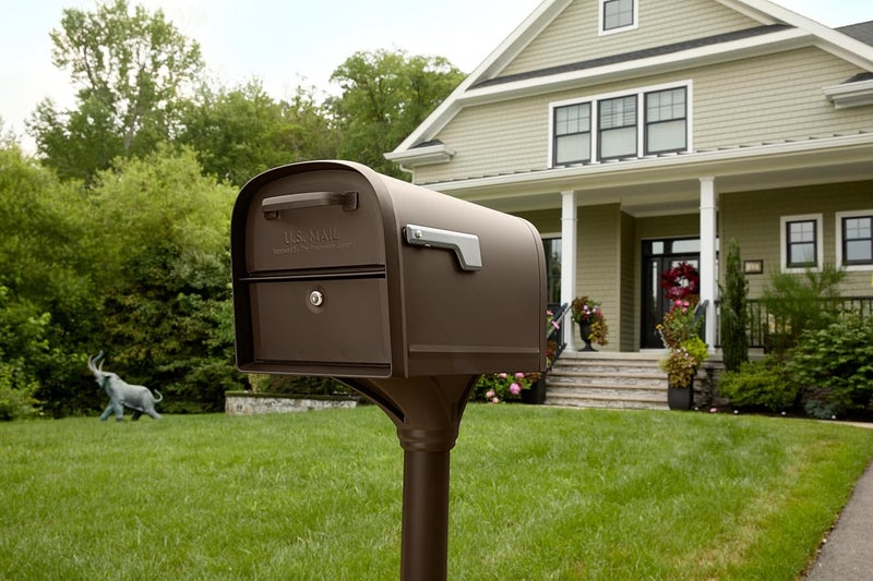 ARCHITECTURAL MAILBOXES 6300RZ Oasis 360 Locking Parcel Mailbox with 2-Access Doors, X-Large, Rubbed Bronze - Image 2