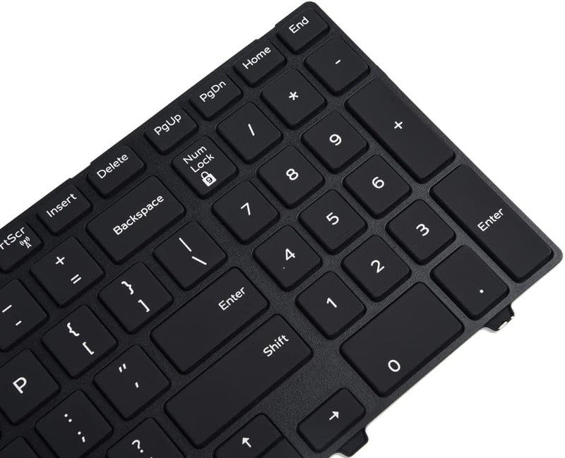 Wefly لوحة مفاتيح لابتوب متوافقة مع سلسلة إنسبيرون 15 3000 5000 3541 3542 3543 3551 3558 5542 5545 5547 5558 5559 (إضاءة خلفية) - Image 3