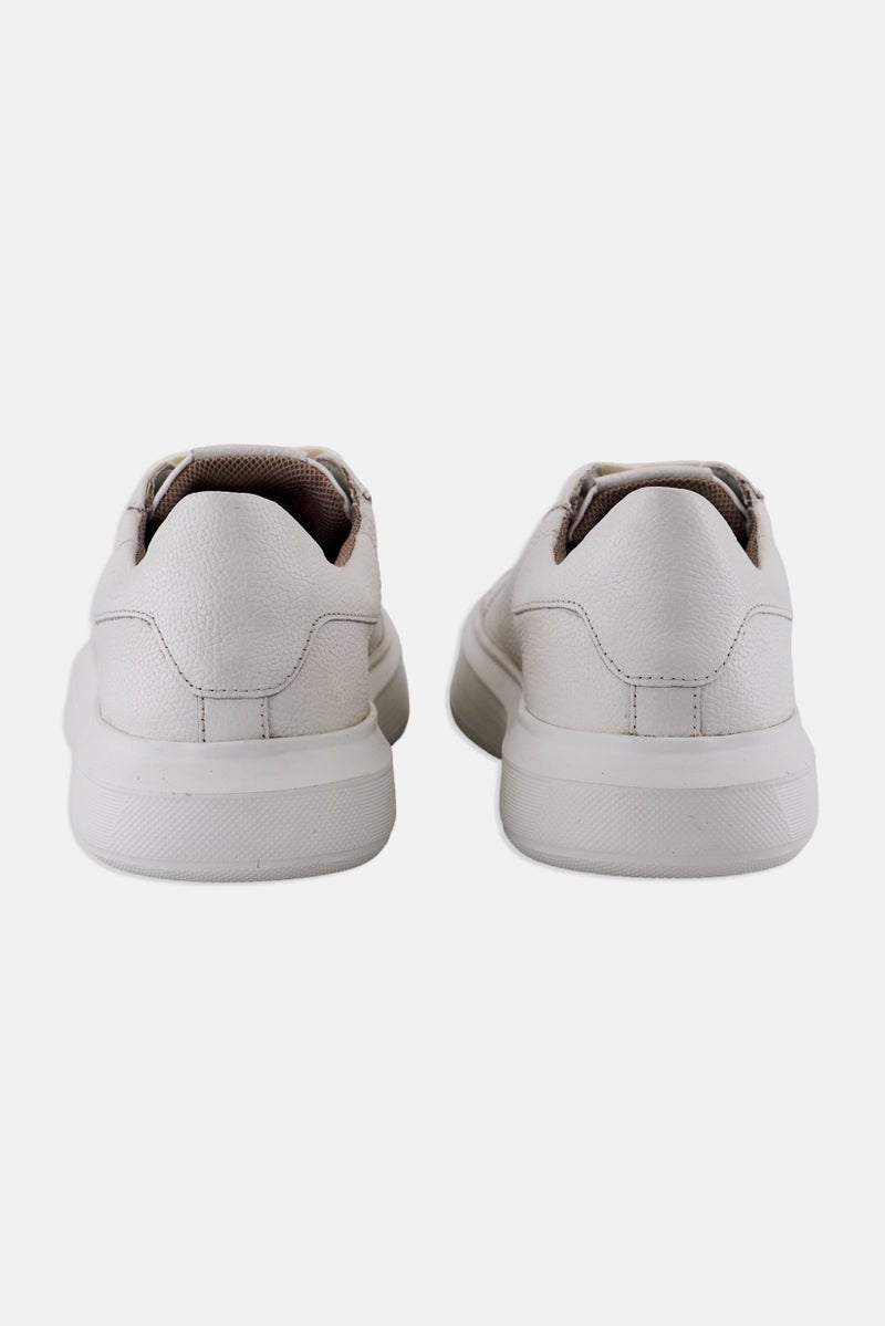 GEOX Men U Deiven A Lace Up Casual Shoe, White  - Image 2