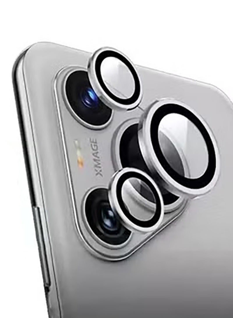 Camera Lens Protector for huawei pura 80 , [1 Step Installation Tray] Tempered Glass Screen Protector Metal Individual Camera Cover Accessories Case Friendly (Gold)  - Image 2