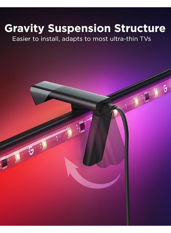 Govee RGBWIC TV Backlight 3 Lite with Fish-Eye Correction Function Sync for 32-Inch TVs, 1.8m Wifi TV LED Strip with Camera, 4 Colors in 1 Lamp Bead, Voice and App Control - Image 4