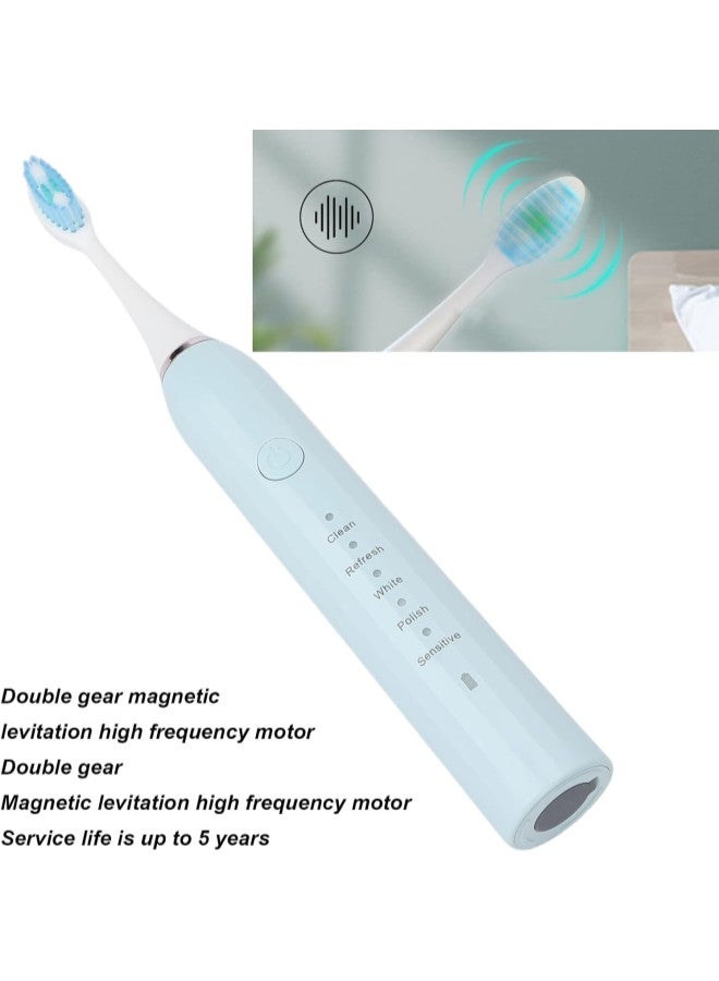 Electric Toothbrush, 5 Adjustable Soft Brush Waterproof Tooth brush for Adults Travel - Image 3
