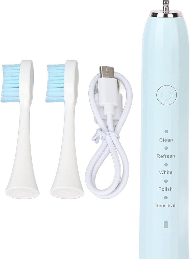 Electric Toothbrush, 5 Adjustable Soft Brush Waterproof Tooth brush for Adults Travel - Image 1