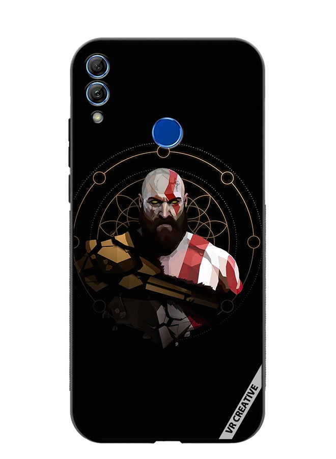 VR CREATIVE Protective Case Cover For Honor 10 Lite God Of War, Kratos Design Multicolour