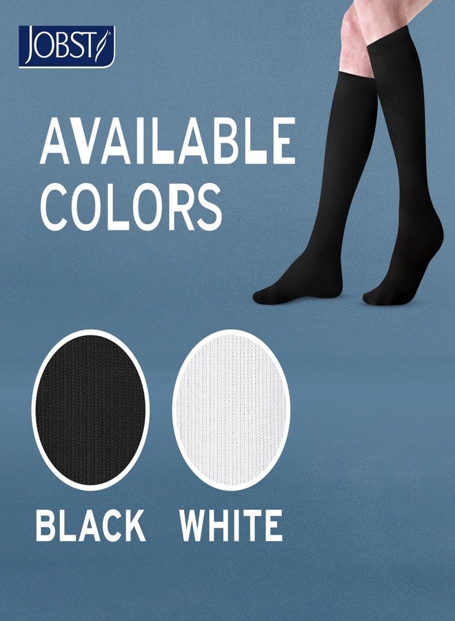 JOBST ACTIVA Athletic 8-15 mmHg Compression Socks for Travel and Sports, Designed for Women and Men, Knee High, Closed Toe, Black, Medium - Image 4