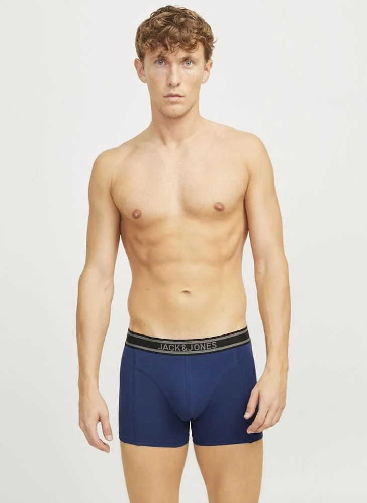 جاك اند جونز 5 Pack Logo Band Trunks