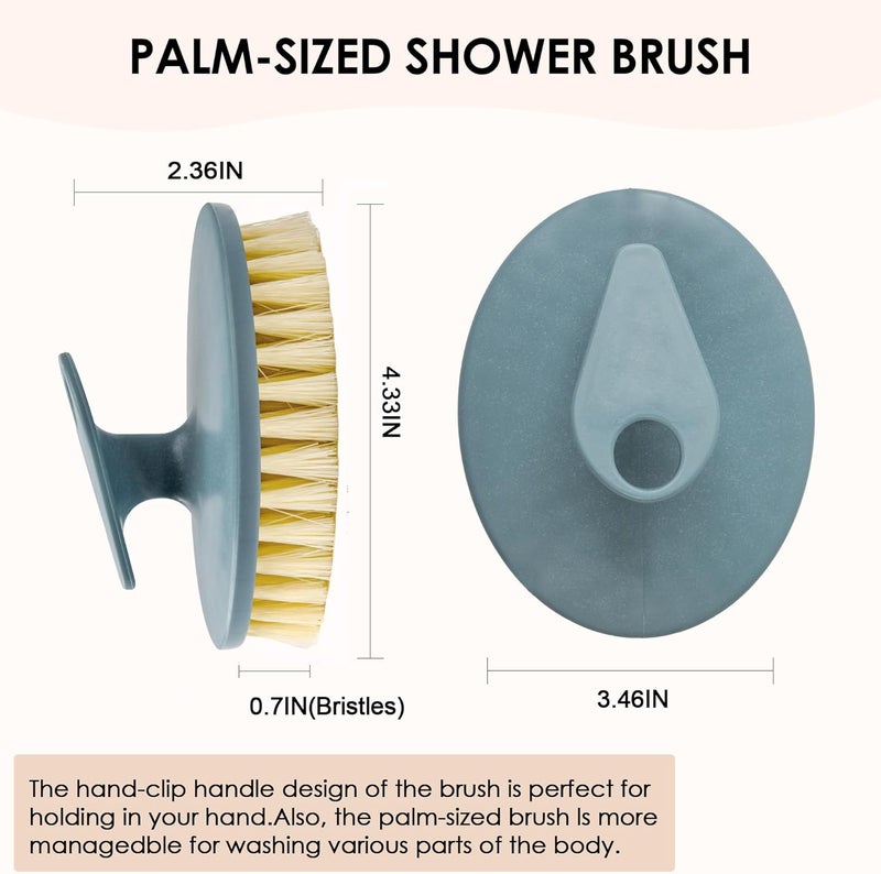 Innerneed Soft Silicone Body Cleansing Brush Shower Scrubber, with PP Shower Brush for Cellulite Treatment, Lymphatic Drainage and Blood Circulation Improvement - Image 4