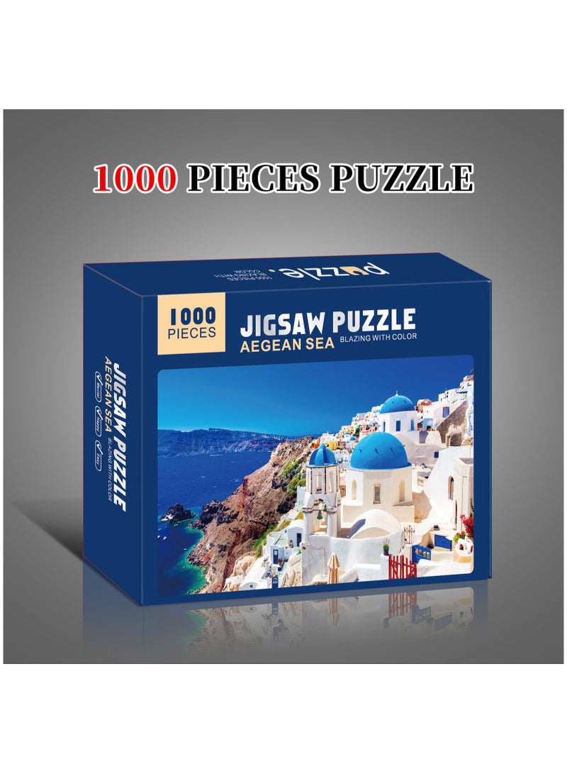 Anna 1000 Thick Paper Puzzle Pieces For Puzzle Solving And Decompression - Image 1