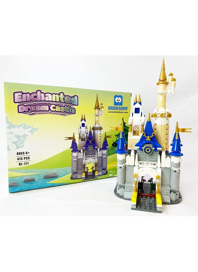 Brick Loot Brick Loot Princess Castle Toy, Palace Building Playset, Fairy, Queen, Friends, Toy for Kids, Girls & Boys, Compatible with Major Building Blocks, Birthday, Gift, 6+ Year Old (413 PCS)  - Image 2