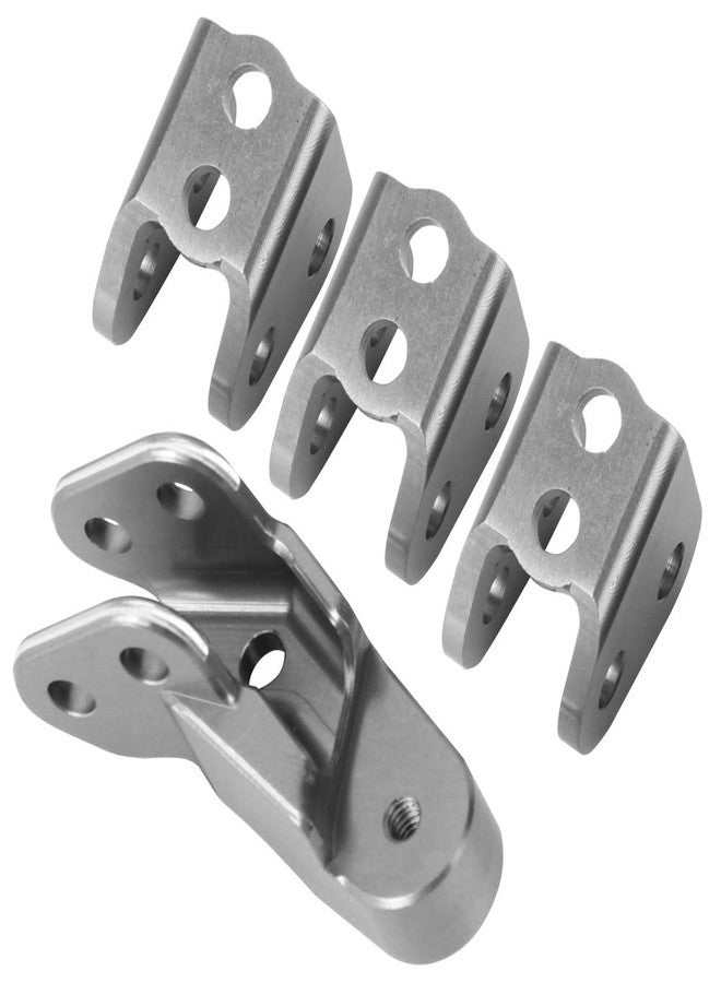 ديلوي مجموعة وصلات تثبيت RC، قطع غيار من سبائك الألومنيوم، متوافقة مع سيارة Redcat Gen8 RC النموذجية (اللون) - Image 1