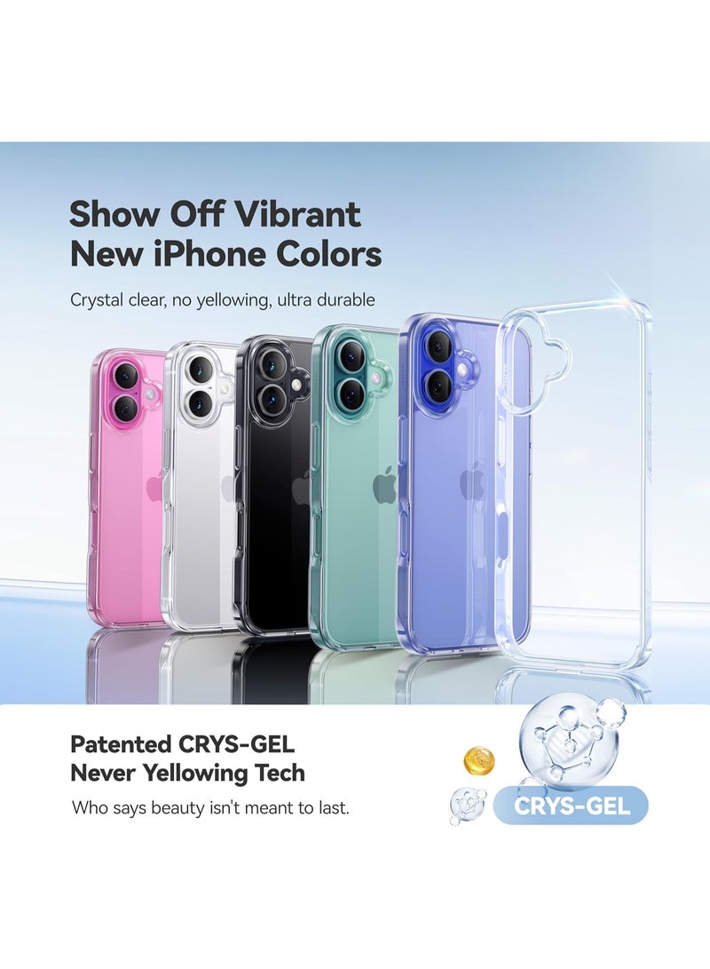 بورتوني حافظة آيفون 17 شفافة، نحيفة مقاومة للخدش ومضادة للسقوط، حافظة آيفون 17 مضادة للصدمات لهاتف آيفون 17 6.1 بوصة - Image 3