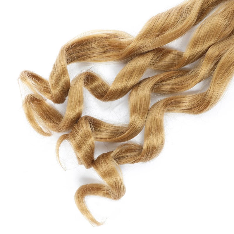 conrora French Curly Braiding Hair 24 Inch 8 Packs - Pre Stretched Bouncy Braiding Hair- Loose Wavy Synthetic Hair Extensions For Black Women (24 inch 8 packs, 27) - Image 5