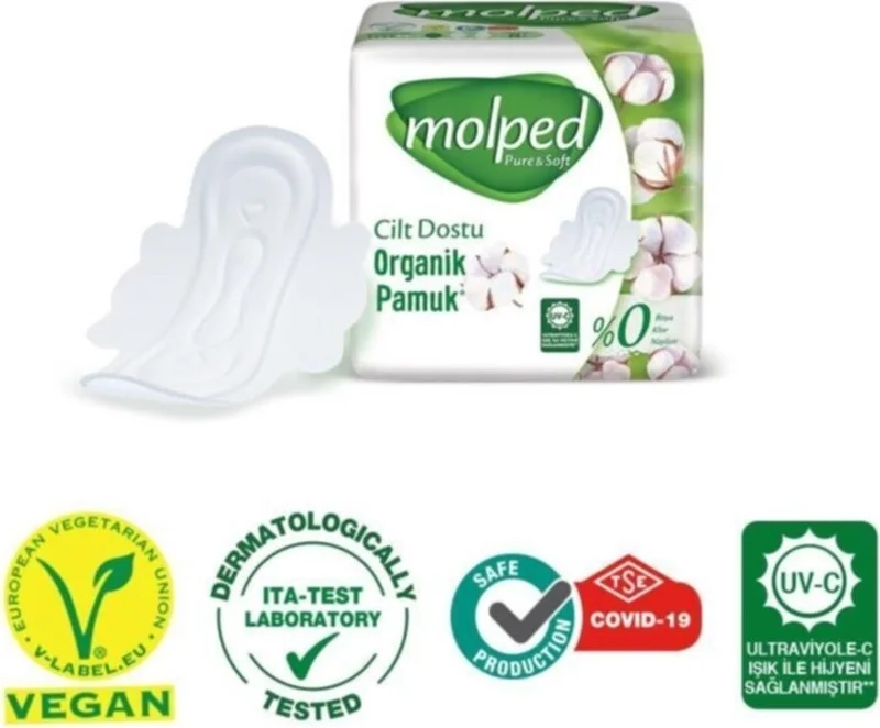 Molped Pure&Soft Hygienic Pad Night Super Mega Pack 90 Pieces